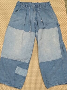 Story Mfg. Panelled Wide-Leg Trousers Men's Size Small